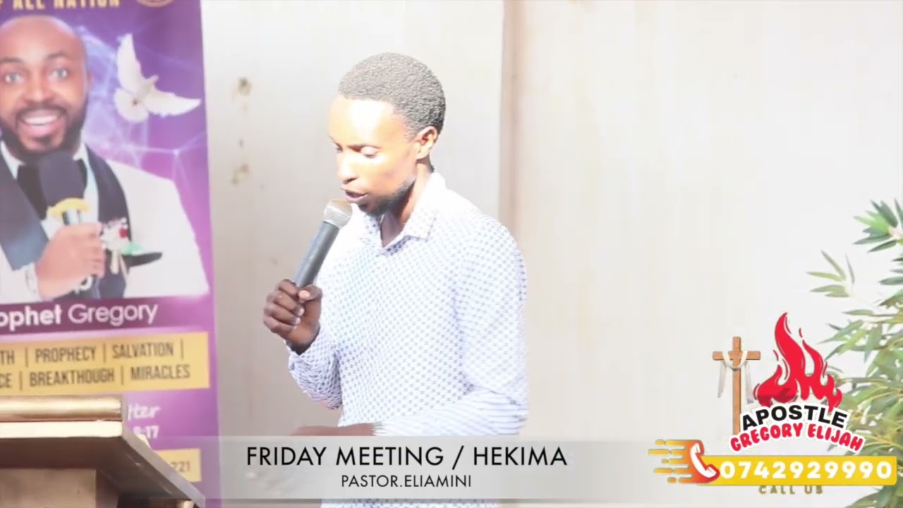 PASTOR ELIAMINI //  HEKIMA