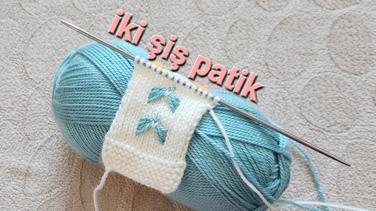 1 günde ör giy 😍 İki şiş dikişsiz patik ✅️ #dikişsizikişişpatik ✅️ @divapatik