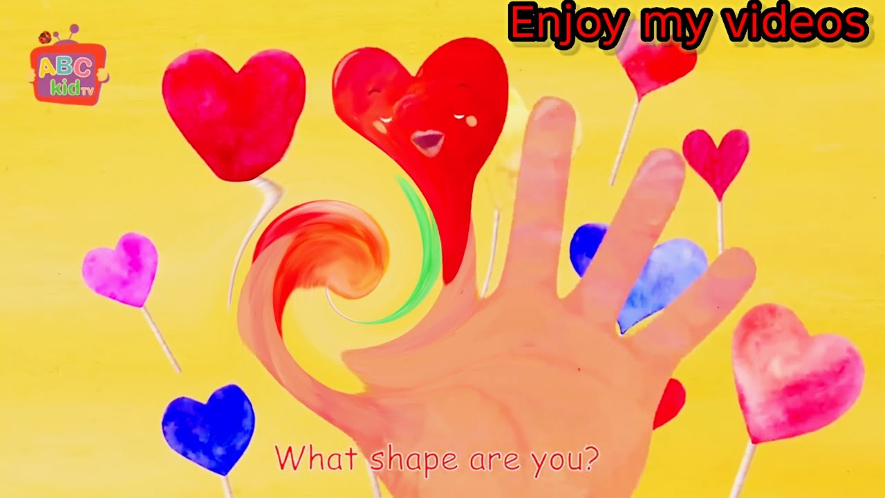 Mommy finger 🖐 What shape are you, Hearts ❤💞 I am ||Sponsored By Gamavasion Csupo Effects