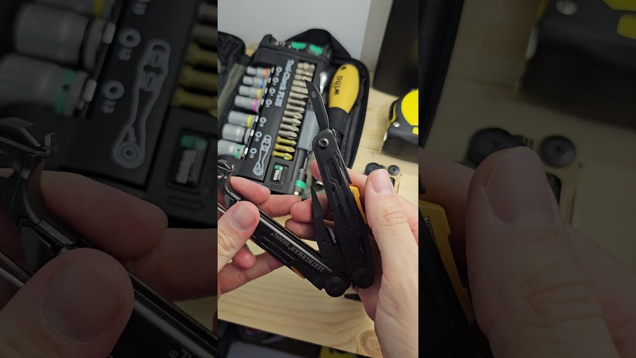 Трюк с шилом и Leatherman Signal #edc #мультитулы #leatherman #signal
