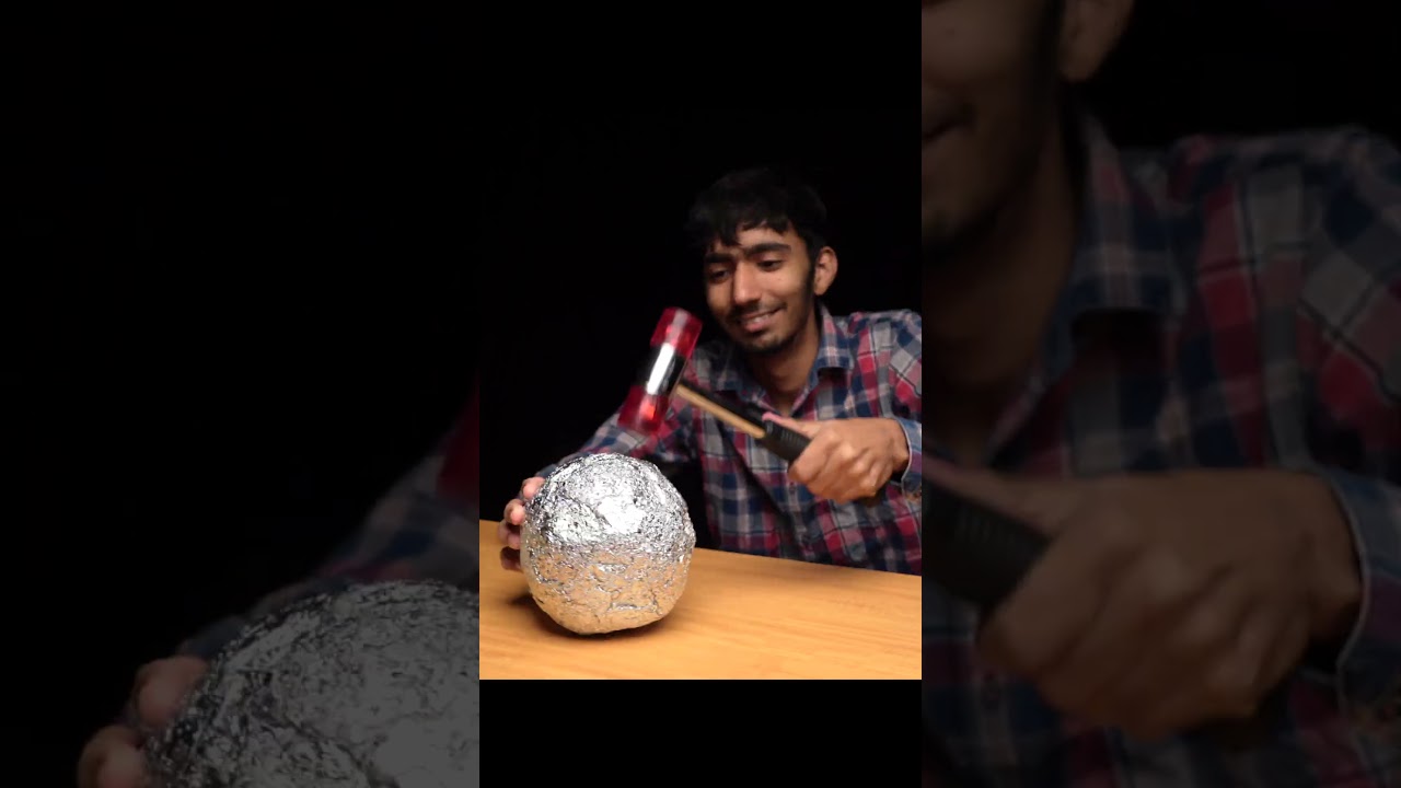 I tried Japanese foil ball challenge