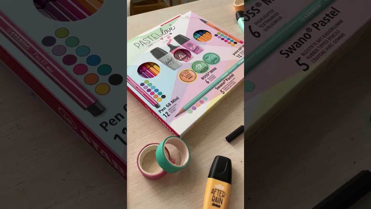 📑La mejor papeler&iacute;a: Marcadores PASTELLOVE de Stabilo. Tus apuntes, de la biblioteca al museo😉