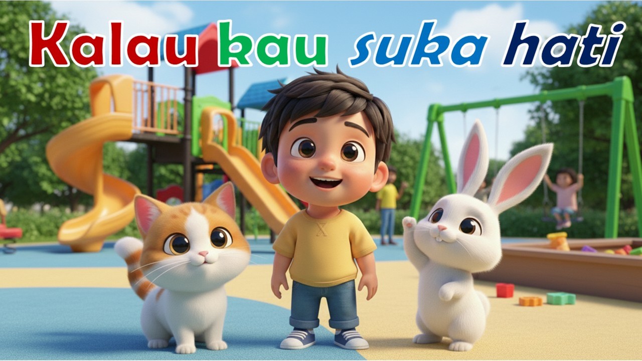 Kalau kau suka hati tepuk tangan   *    Lagu anak indonesia viral terbaru