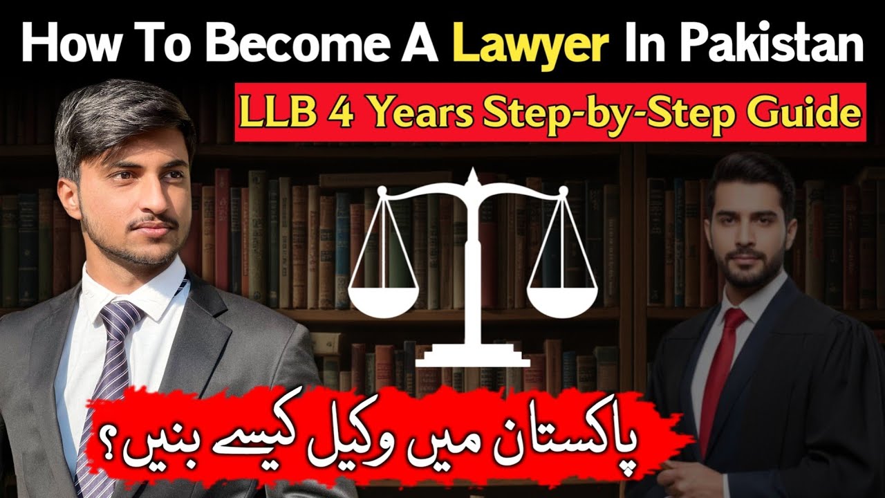 How to Become a Lawyer In Pakistan | LLB 4 Years