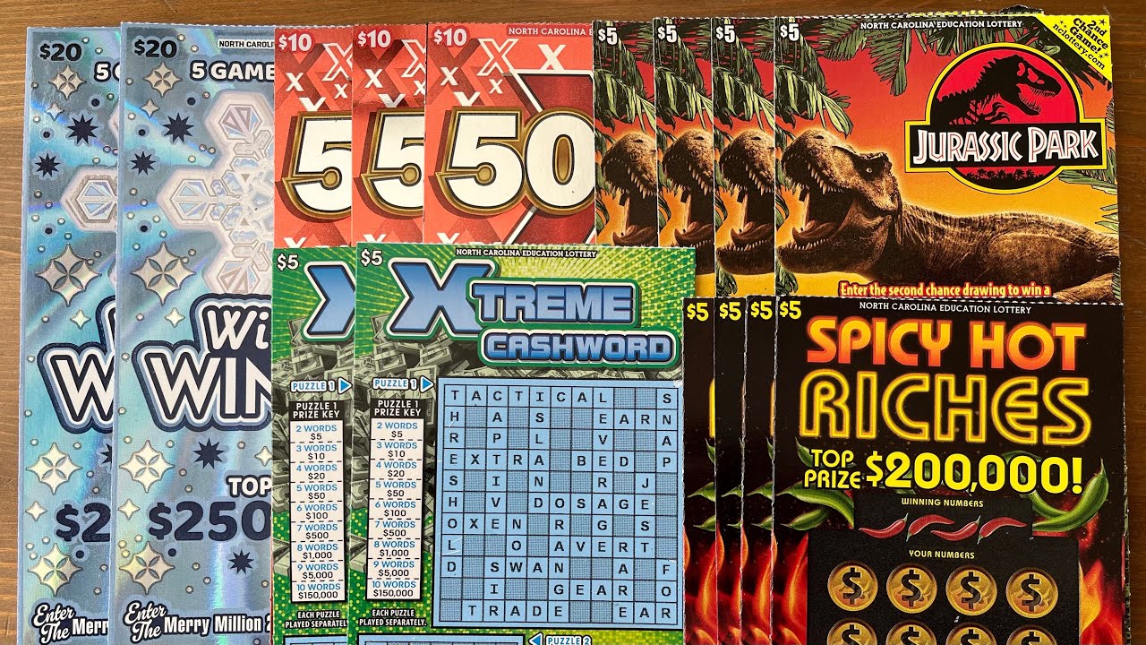 $120 North Carolina Lottery Scratch-Offs!❄️Snowy Tickets For a Snowy Day!❄️