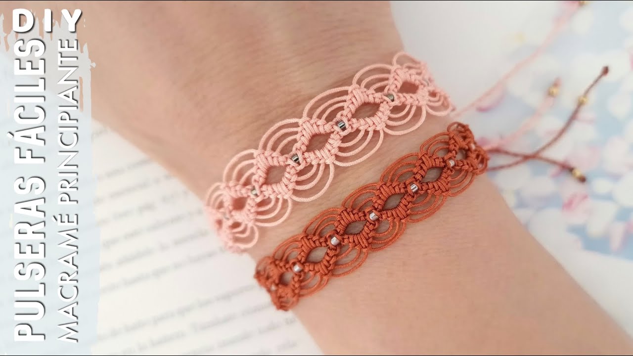 DIY COMO HACER PULSERAS FÁCIL Y RÁPIDO | PULSERAS EN MACRAMÉ PARA PRINCIPIANTES