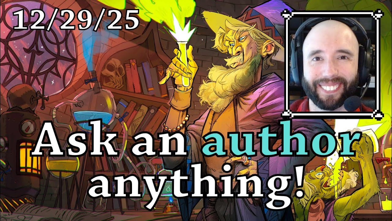 Ask an author anything! (Dec. 29, '25)