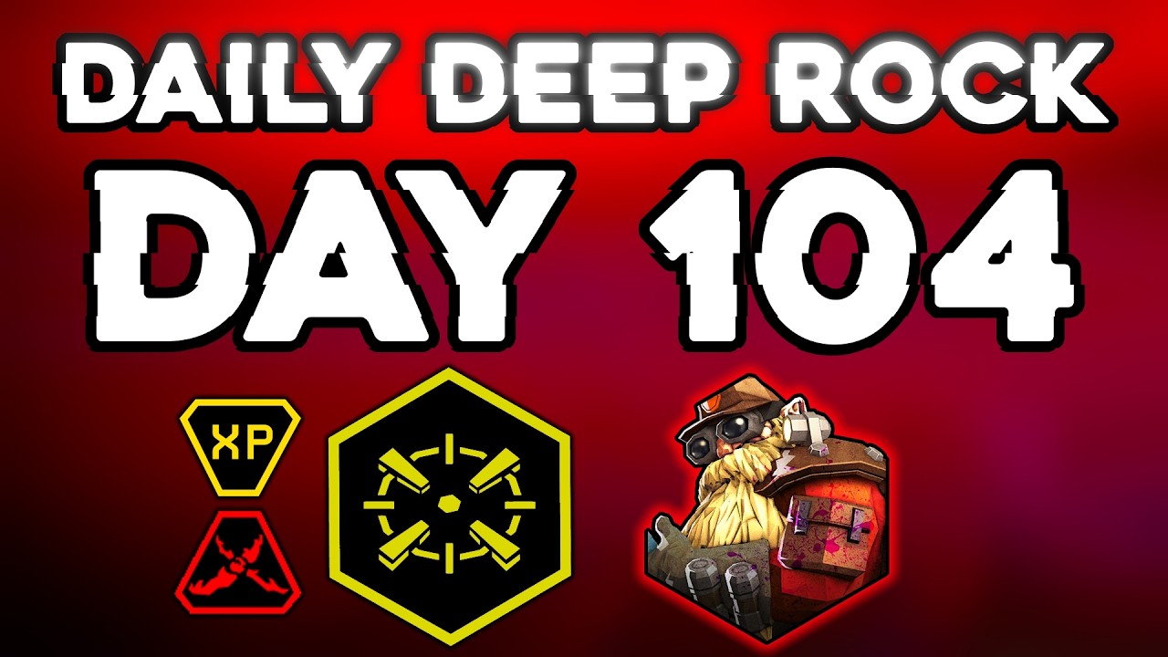 Daily Deep Rock - Day 104 / Engineer / Elimination / Fungus Bogs
