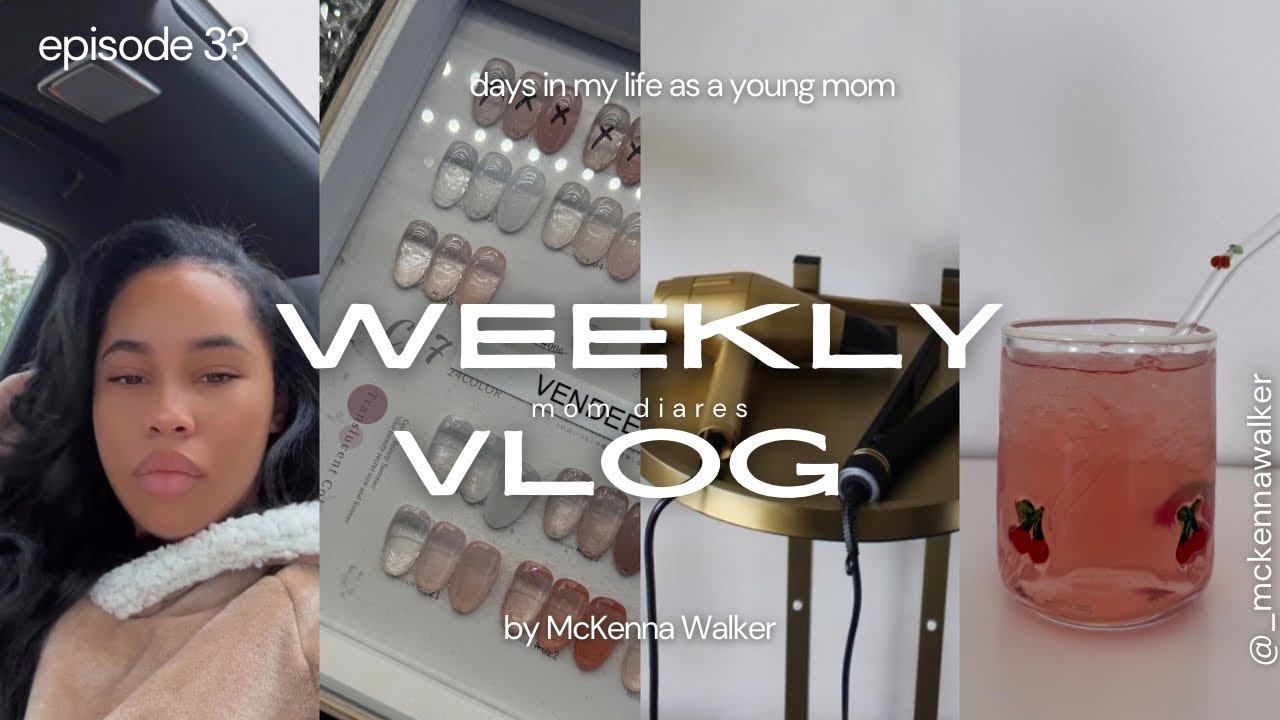 Weekly vlog ! I got tape in extension + hygiene supplements for feminine health + random things