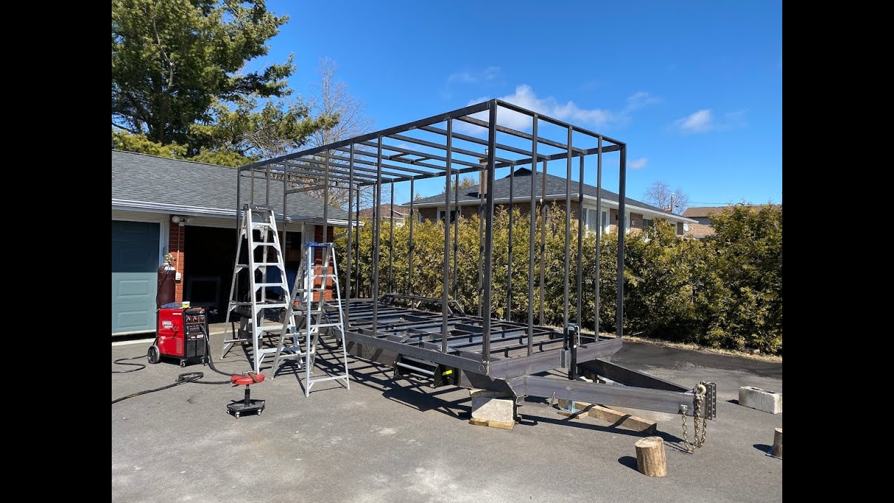 Enclosed trailer build | Episode 4 | The walls