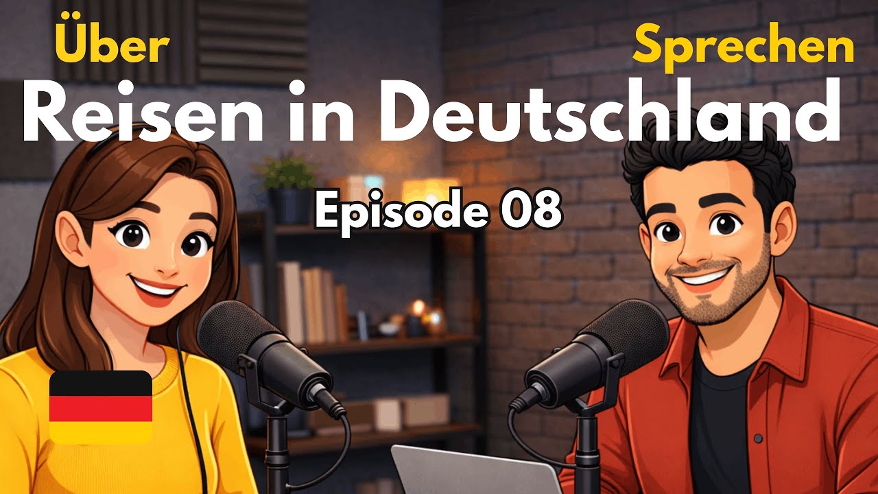 Reisen in Deutschland Planung Langsam und Klar | A1-A2 | Podcast - Episode 08