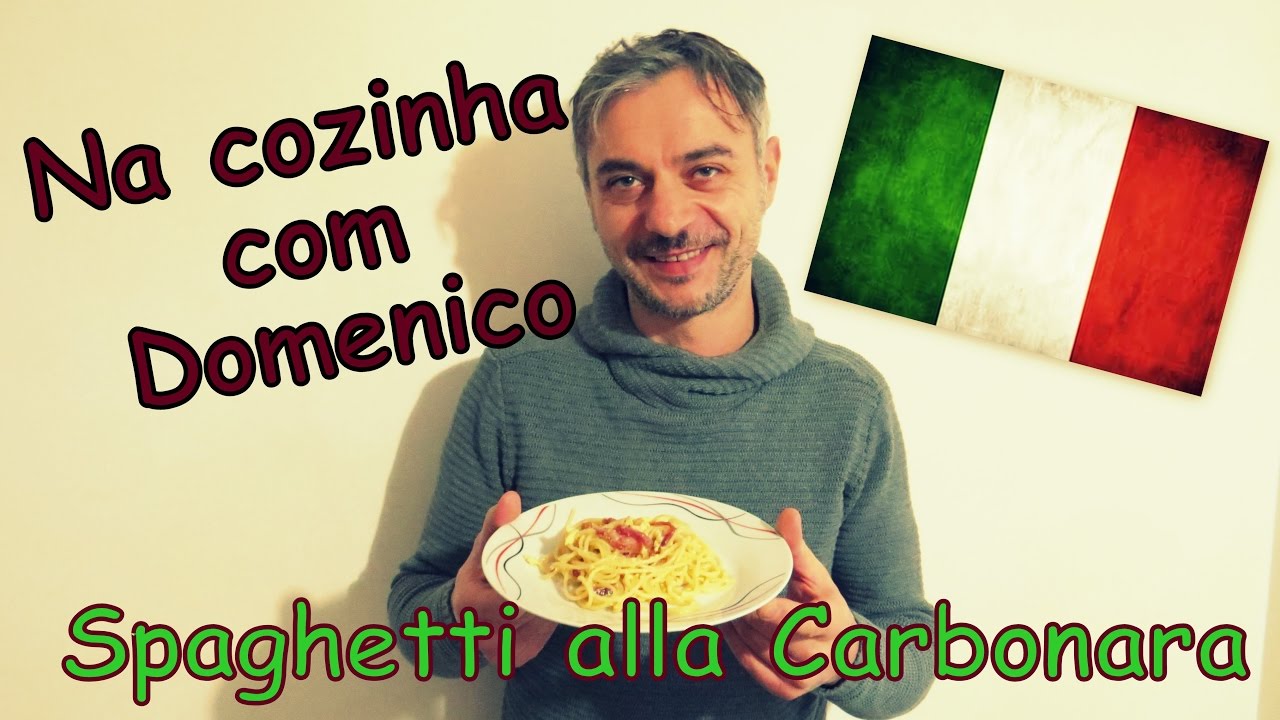 Espaguete à carbonara (cozinha italiana) - 2017 video 06
