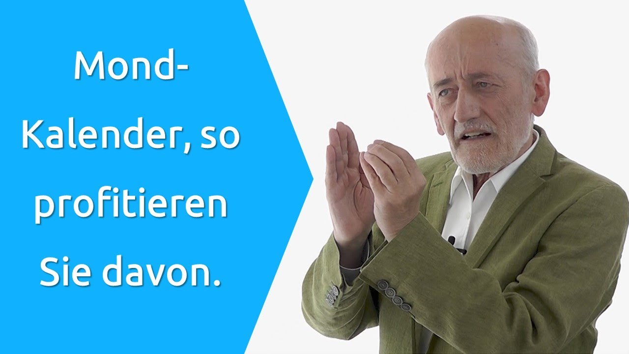 Mondkalender   Emil Schmidt als Experte im Ratgeberstudio