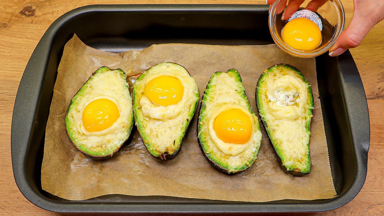 So eine leckere Avocado hast du noch nie gegessen! Frühstück in 10 Minuten! Leckere Avocado im Ofen