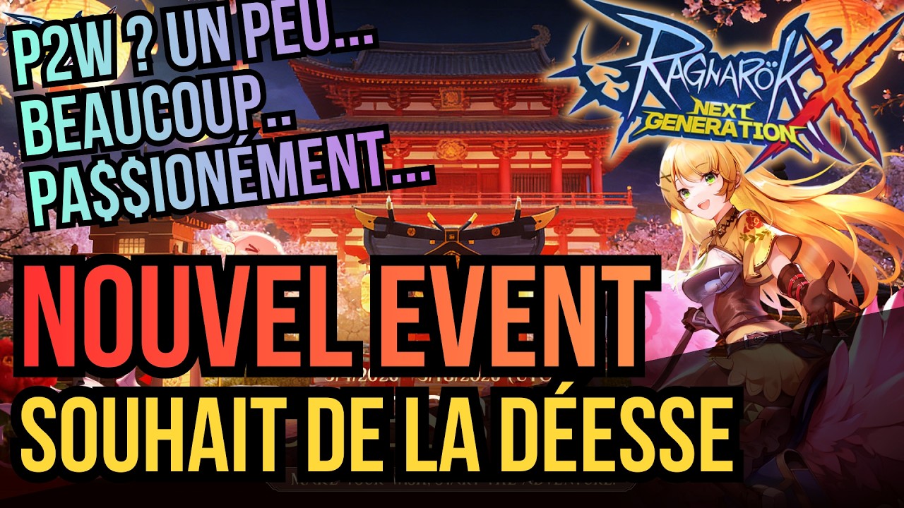 ROX - SOUHAIT DE LA DÉESSE, NOUVEL EVENT - Presentation, explications, p2w, rentabilité...