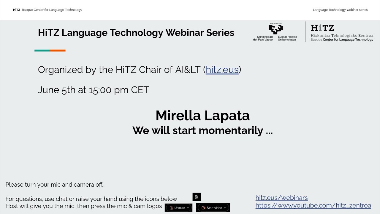 Prompting is *not* all you need! Or why Multi-LLM Collaboration Matters-Mirella Lapata (Edin)
