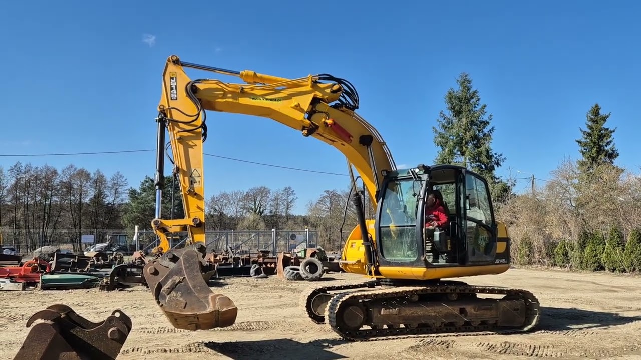 JCB JS145 LC KOPARKA GĄSIENICOWA 2011R. KM MASZYNY BUDOWLANE WWW.KMRENT.PL 56-300 MILICZ