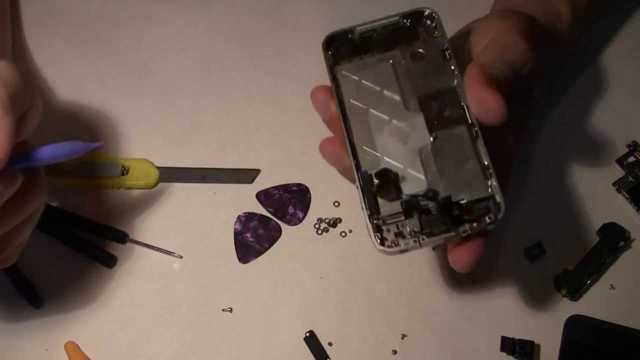 КАК ЗАМЕНИТЬ КНОПКУ HOME НА IPHONE  4,4S