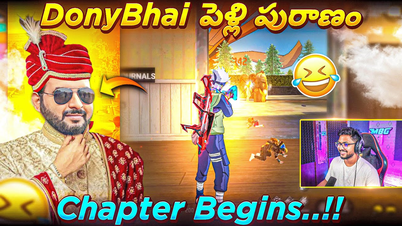 Munna Bhai Lolli In Don Anna Pelli 🤣 - Free Fire Telugu - MBG ARMY