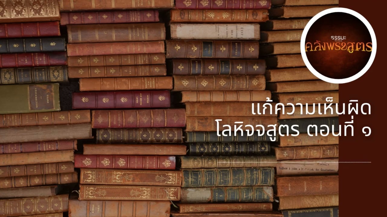 แก้ความเห็นผิด - โลหิจจสูตร ตอนที่ ๑ [6910-4s]