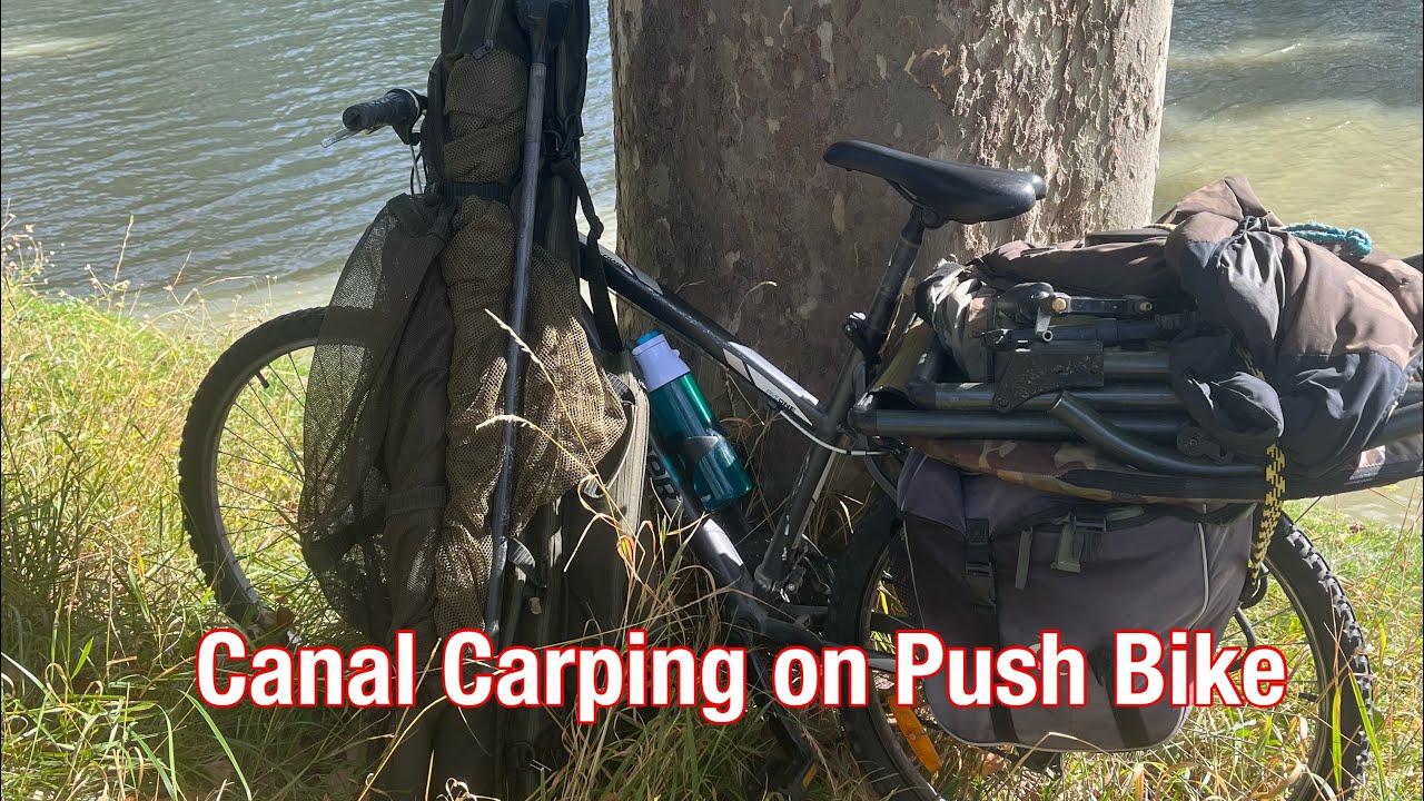 Exploring the French Canals & Carp fishing on my pushbike 💪🏻🇫🇷🎣