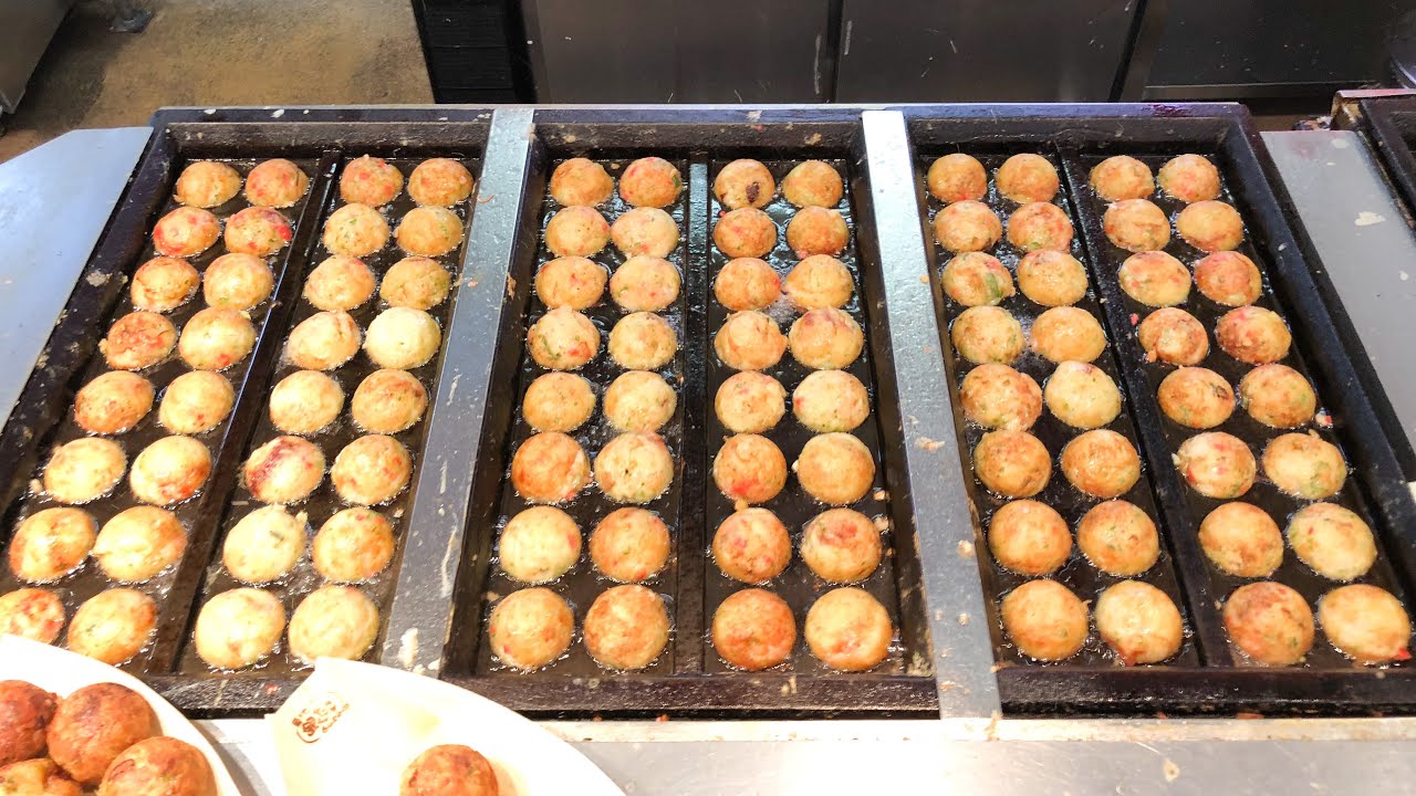 japanese street food - famous japanese gindaco takoyaki