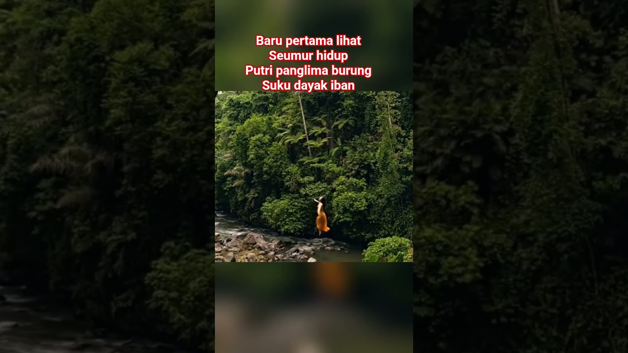 PUTRI PANGLIMA BURUNG SUKU DAYAK IBAN