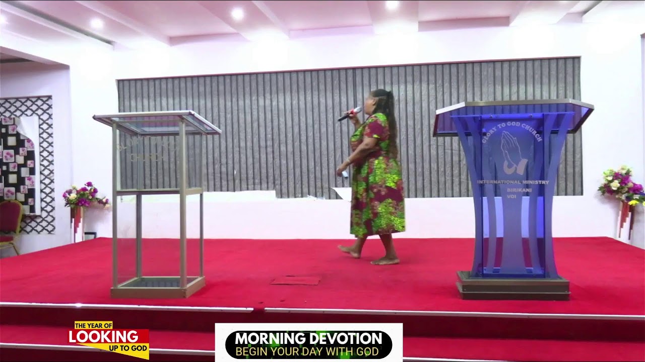 MORNING DEVOTION | YEAR OF LOOKING UP TO GOD