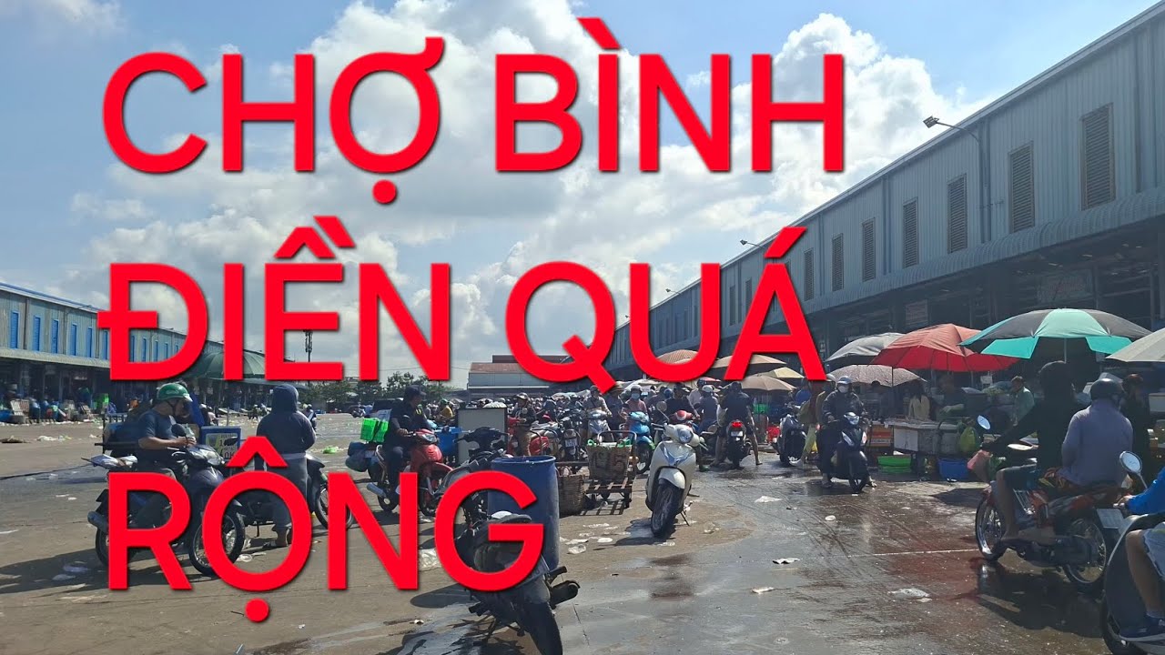 Chợ Bình Điền Sài Gòn Việt Nam 