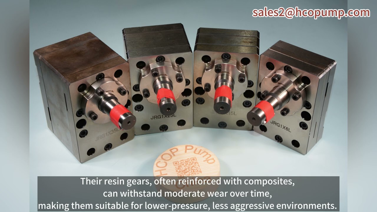 Wear resistance of resin gear pump