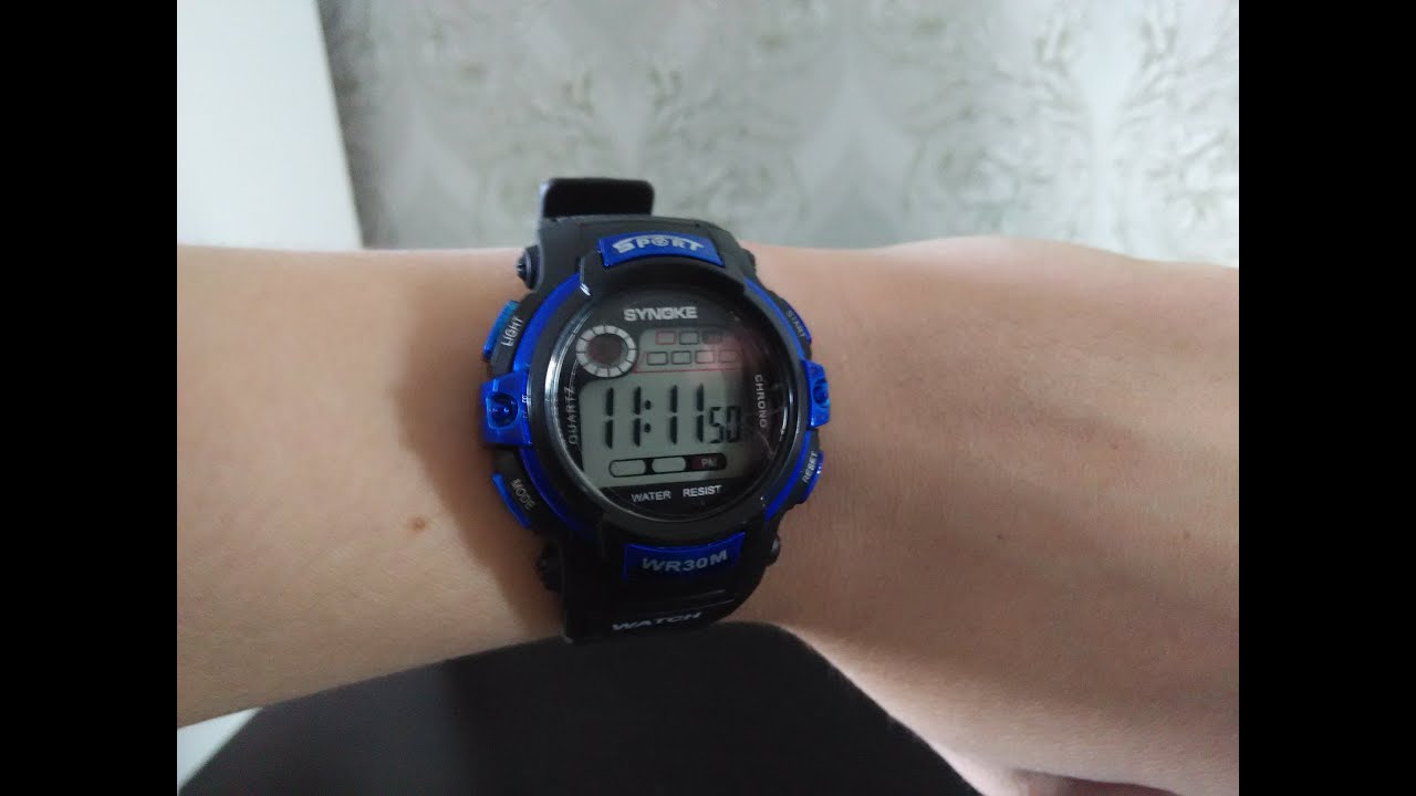ПОСЫЛКА ИЗ КИТАЯ #30 ЧАСЫ SYNOKE WATCH WR30M