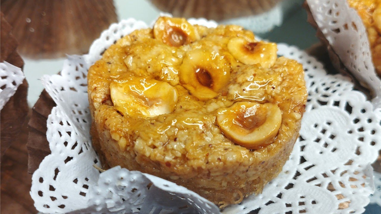 حلوة البندق و اللوز بالكنافة معسلة من ألذ الحلويات اللي ممكن تذوق سهلة التحضير و هماوية