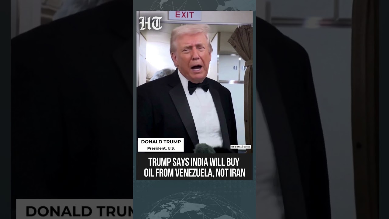 Trump Says India to Buy Venezuelan Oil Instead of Iranian Crude in Strategic Shift | #shorts