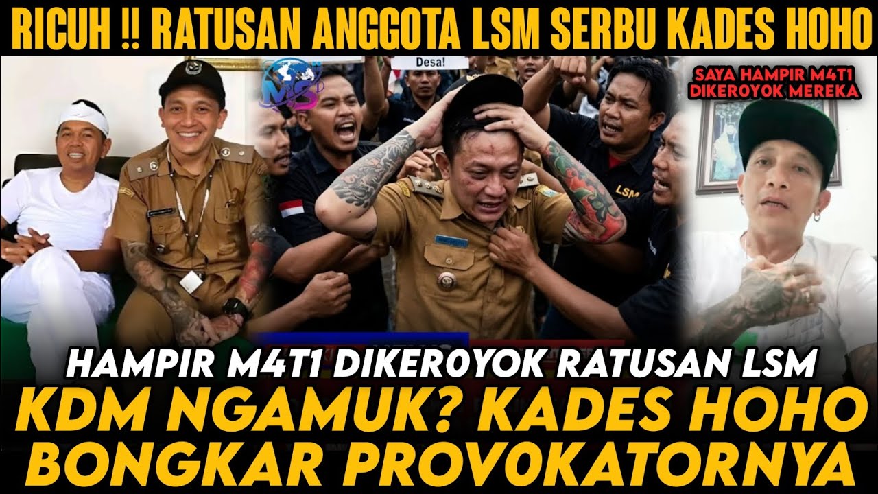 RICUH‼️RATUSAN ANGGOTA LSM HARIMAU SERBU KADES HOHO KDM NGAMUK TAU INI? KADES HOHO SAMPAI MAU M4T1??