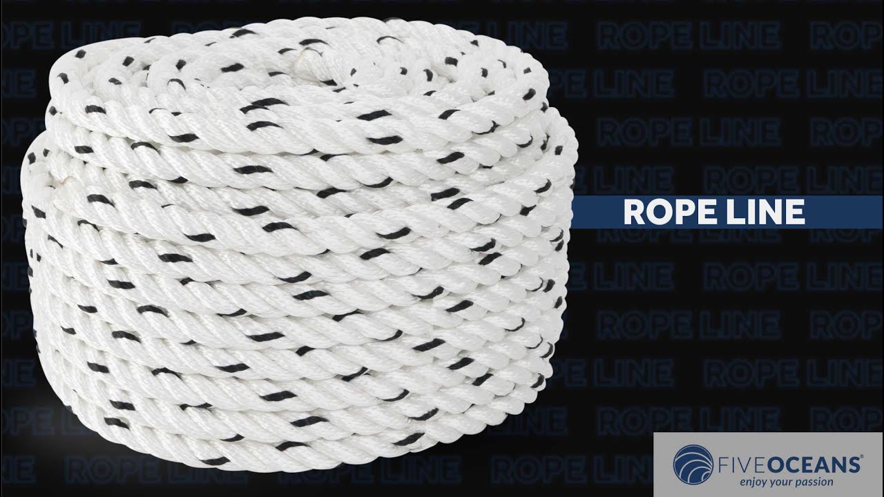 Rope Line, 3-Strand Nylon BY: FIVE OCEANS