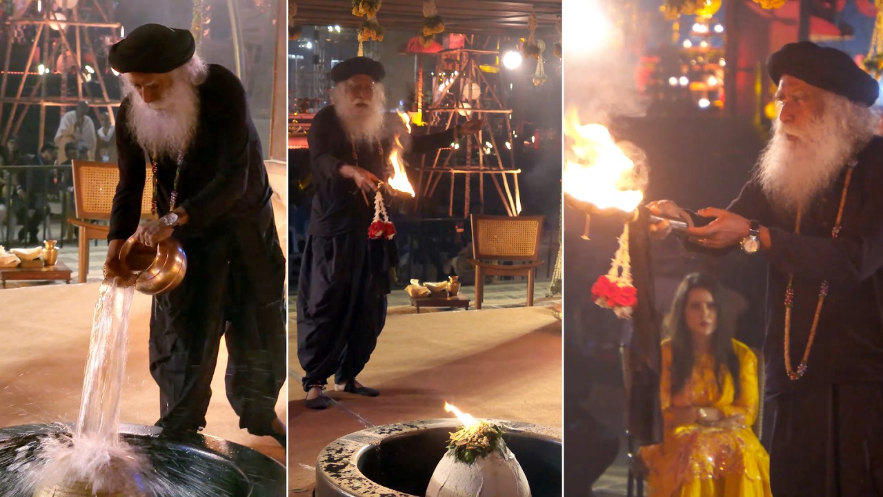 Maha Abhishekam to Yogeshwara Linga by Sadhguru | MahaShivaratri 2026 | Isha Foundation