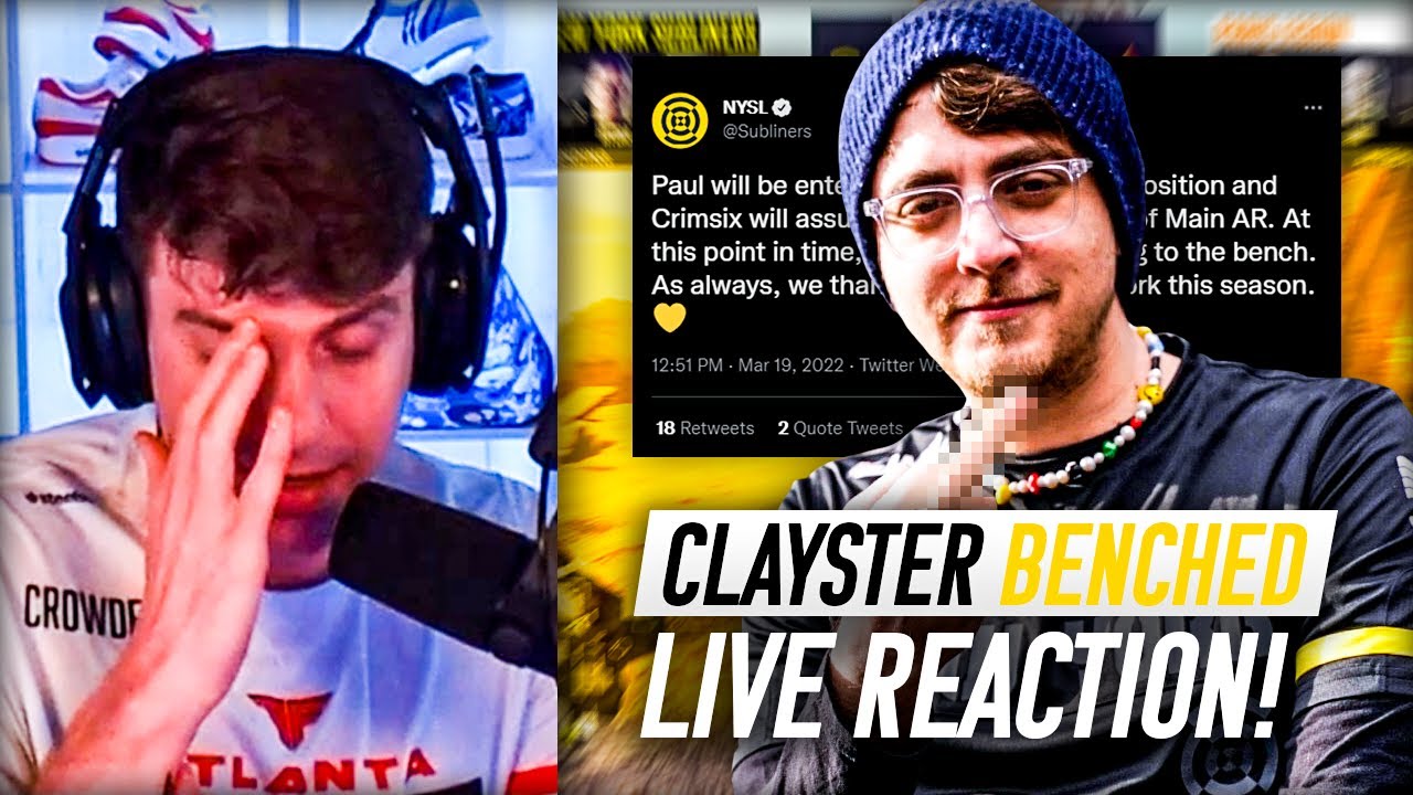 ATL FaZe Coach Crowder REACTS to Clayster Being BENCHED!