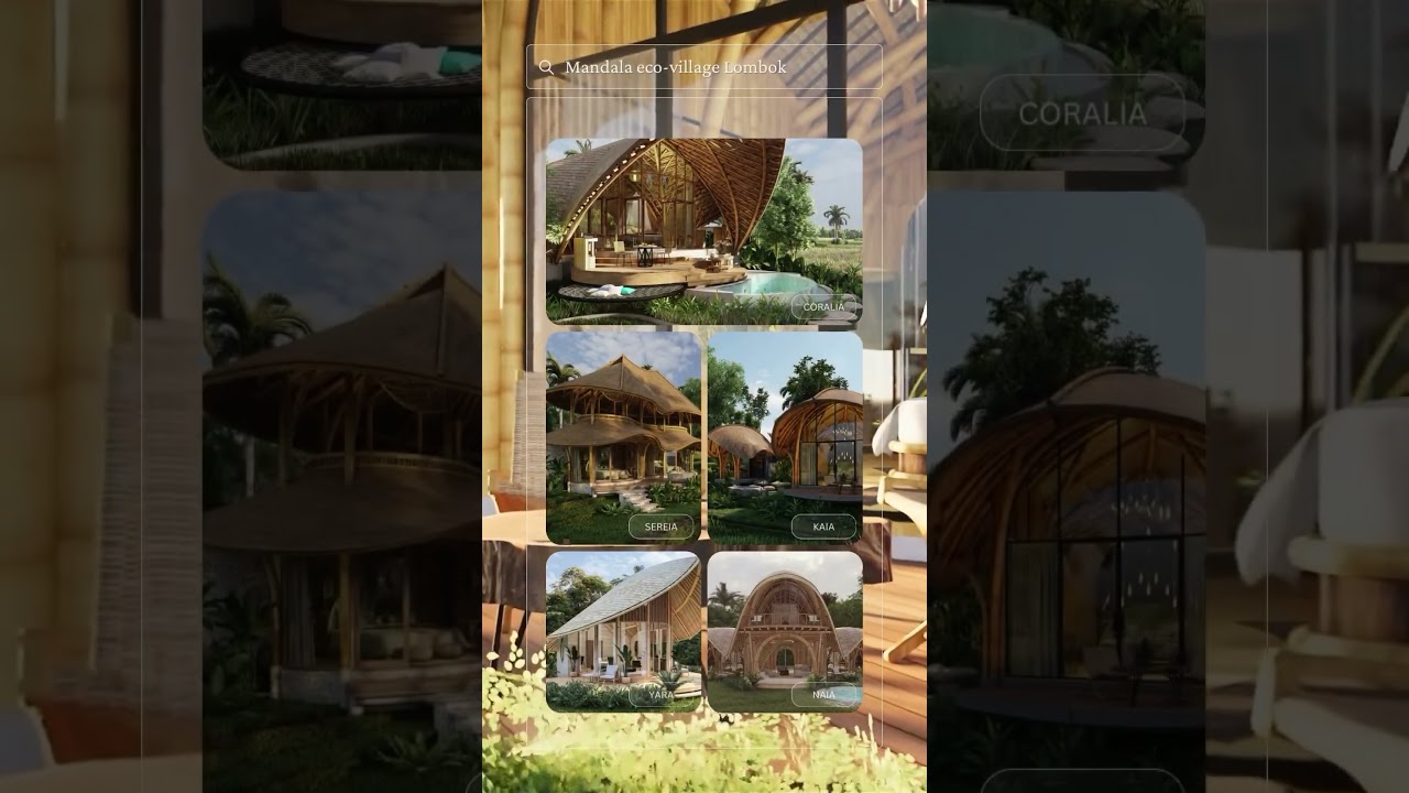 Explore Mandala Eco-Village: A Sanctuary for Sustainable Living 🌿#ecoliving #investislands