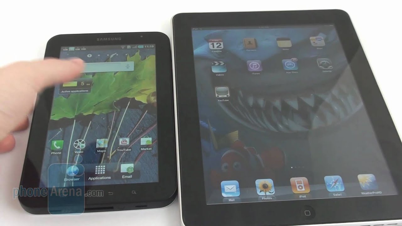 Samsung Galaxy Tab vs Apple iPad