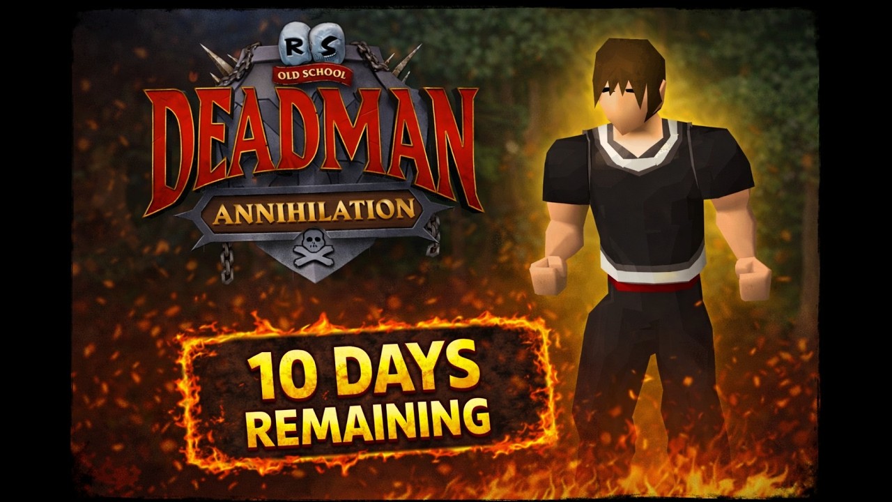 Old School Runescape / DEADMAN ANNIHILATION / 10 DAYS LEFT / LIVESTREAM
