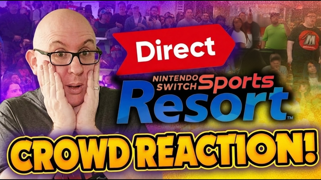 Nintendo Switch Sports Resort REVEAL - NINTENDO NY CROWD REACTION 06/09/26