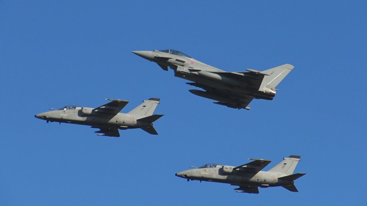 EUROFIGHTER E AMX DEL 51° STORMO A THIENE 17/10/2021