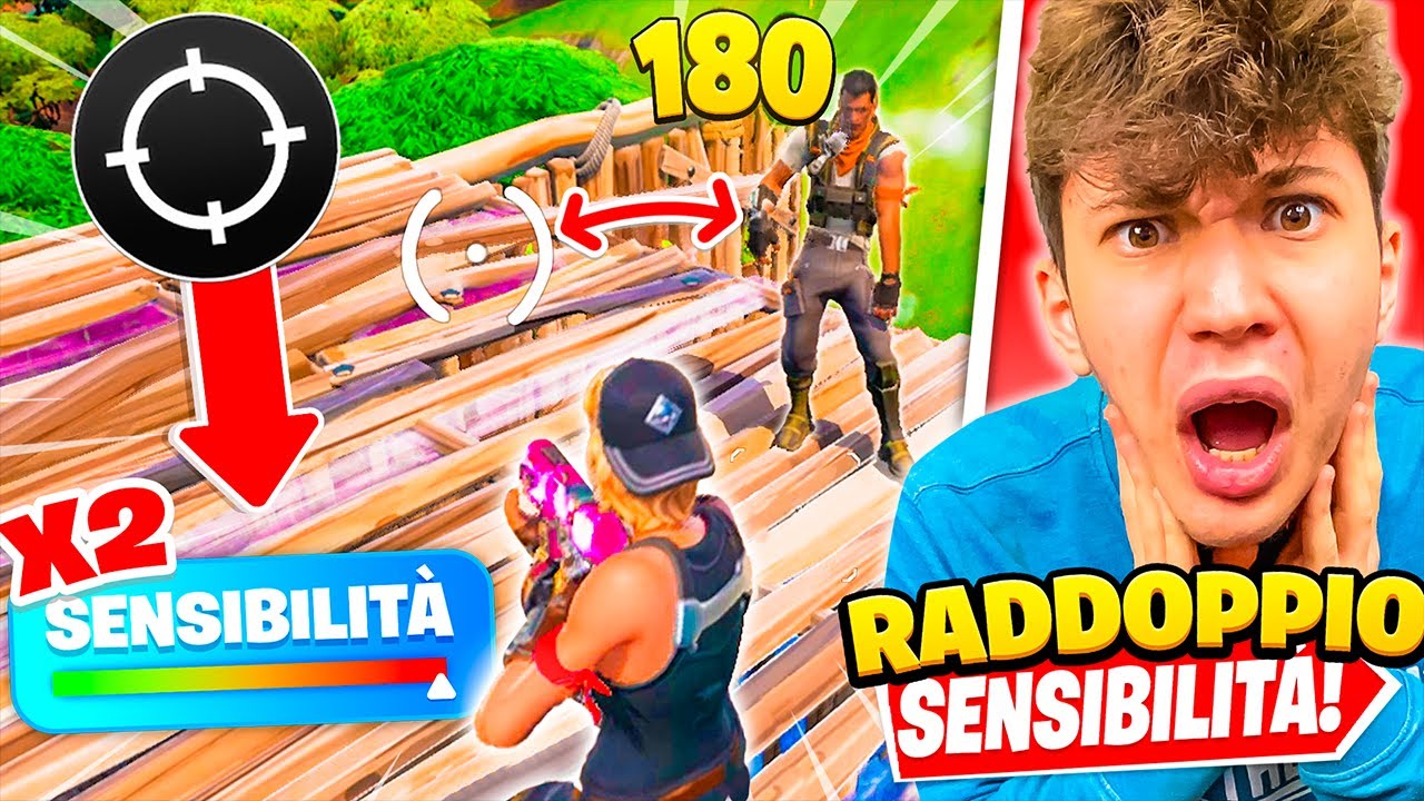 OGNI KILL la MIA SENSIBILITÀ RADDOPPIA! Fortnite ITA