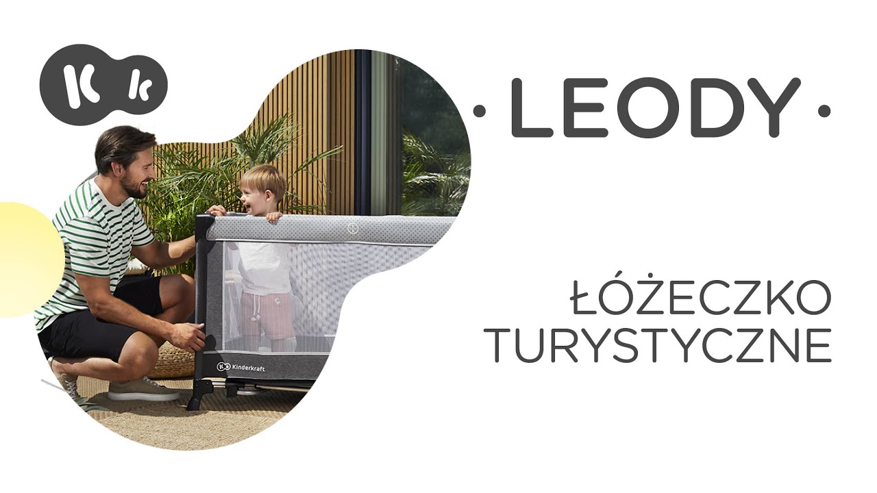 Łóżeczko turystyczne LEODY z akcesoriami/LEODY bez akcesoriów od Kinderkraft