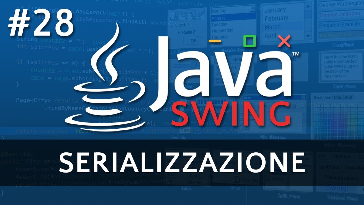 Salvare Dati su File // Serializzazione - Java Swing Tutorial #28