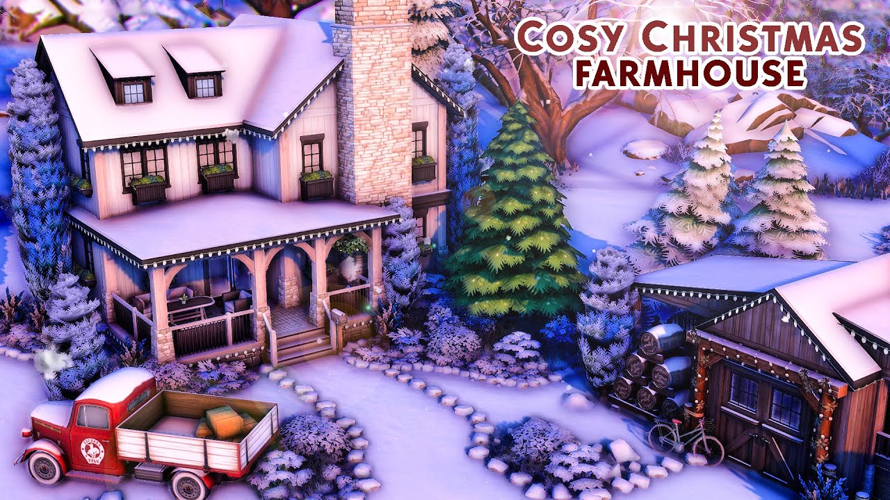 Зимний загородный дом в Честнат-Ридж🎄| быстрая постройка