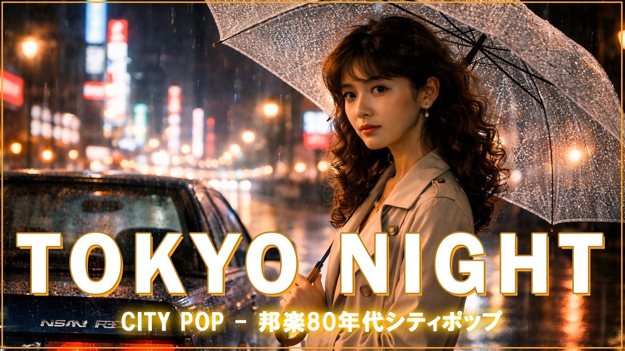 Tokyo Night Drive 🌃 80s Japanese City Pop | 夜の東京 昭和80年代シティポップ 【Playlist 4】