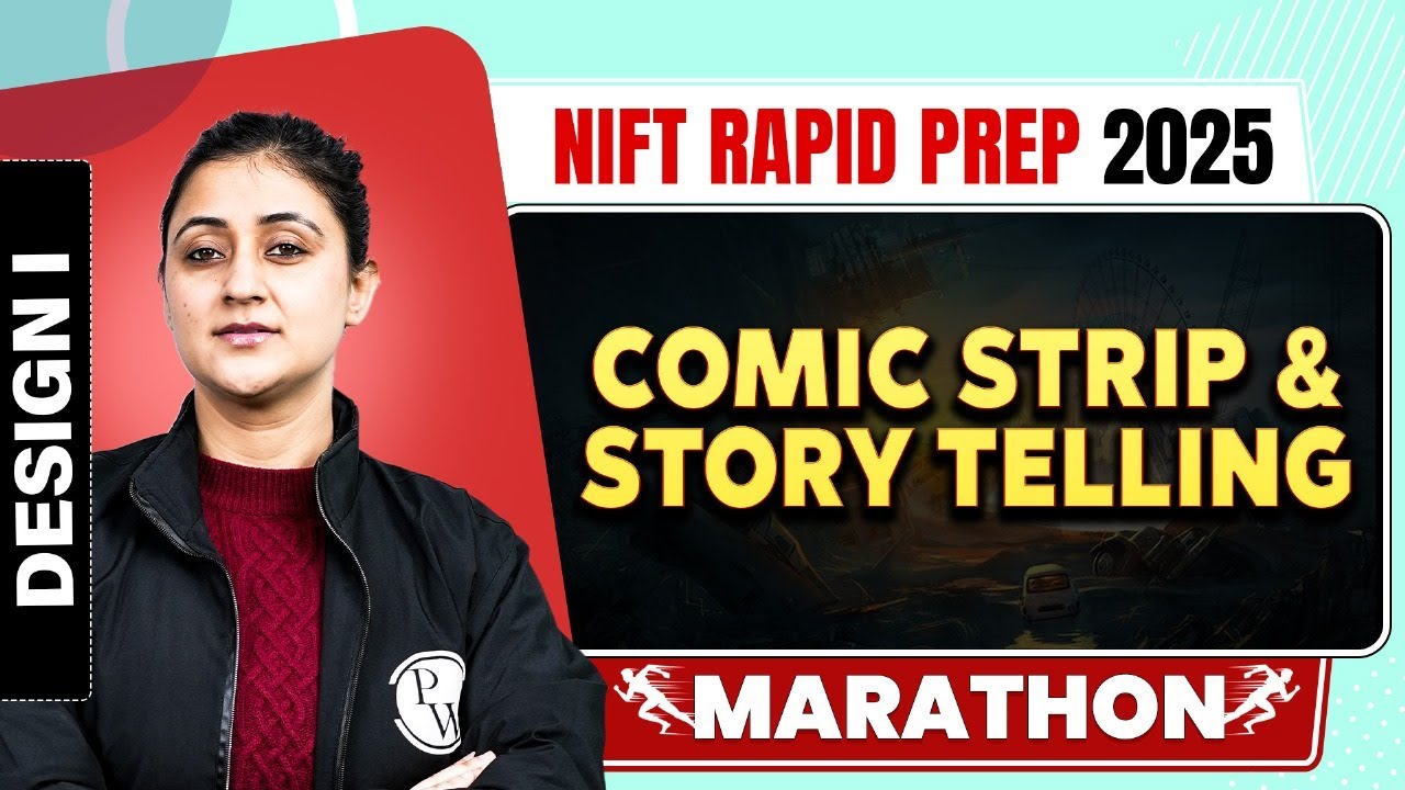 Design I | Comic Strip & Story Telling  | NIFT 2025 Exam