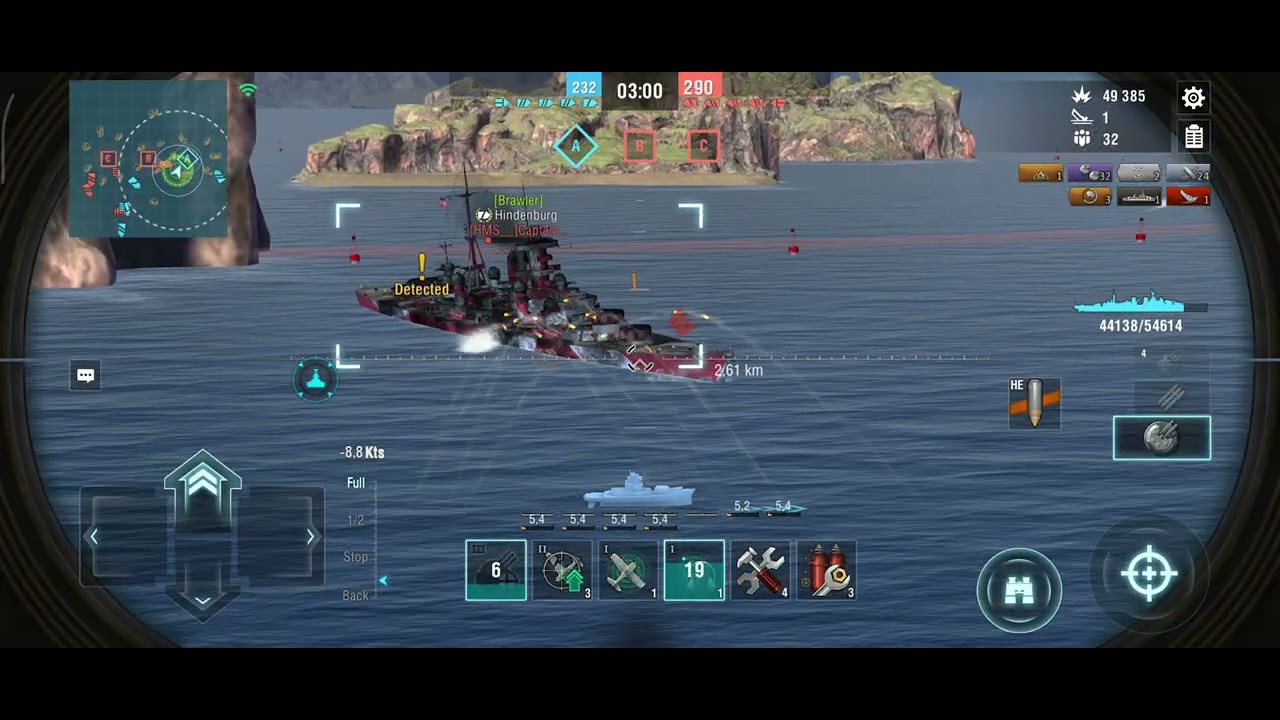 WoWs Blitz tier X premium British battlecruiser Incomparable 126k damage