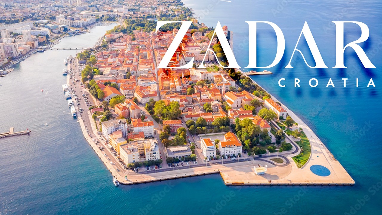 ❤️ ZADAR Croatia | 4K Walking Tour in City Center